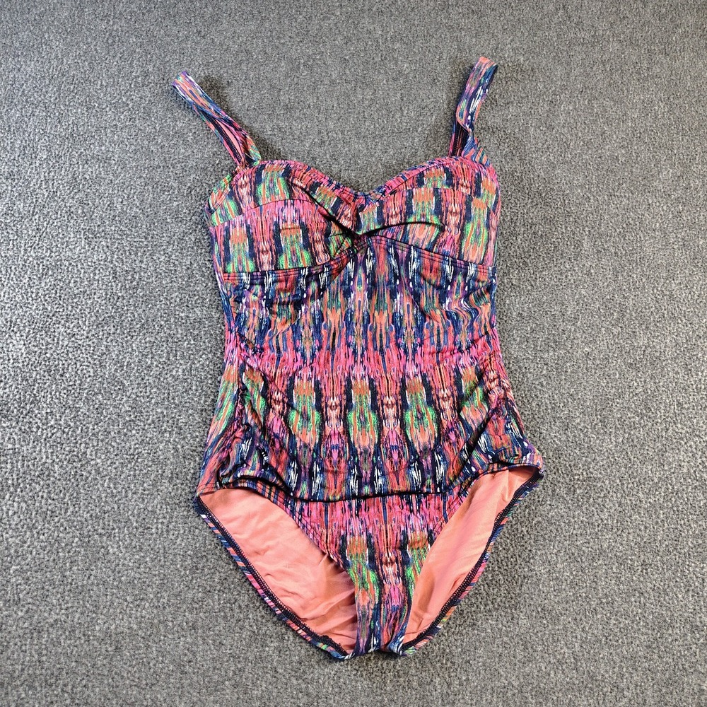 Tommy Bahama Palm Modern One Piece Swimsuit sz 14
